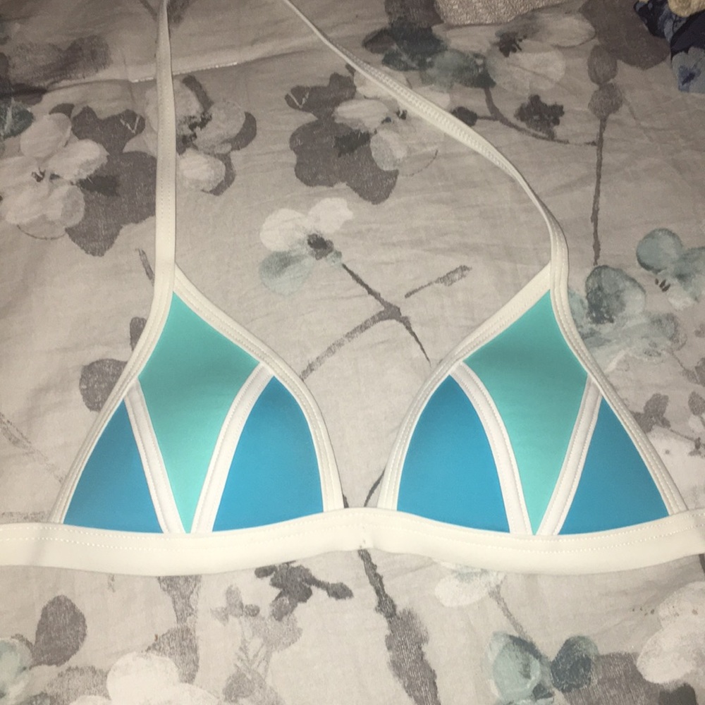PINK triangle push up bikini top